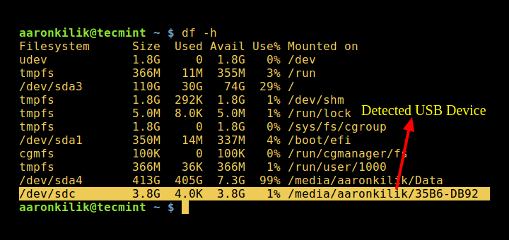 Linuxでプラグ付きUSBデバイス名を知るための4つの便利な方法