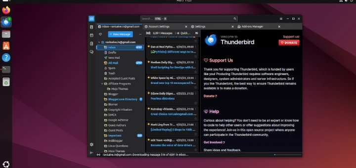 LinuxにThunderbird 135をインストールする方法