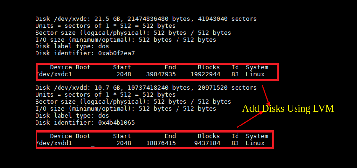 LVM を使用して既存の Linux システムに新しいディスクを追加する方法