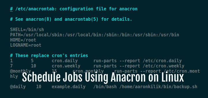 Cron vs Anacron：LinuxでAnacronを使用してジョブをスケジュールする方法