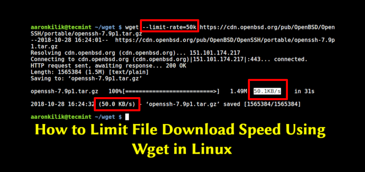 Linux で Wget を使用してファイルのダウンロード速度を制限する方法