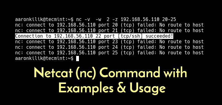 8 Netcat (nc) コマンドと例