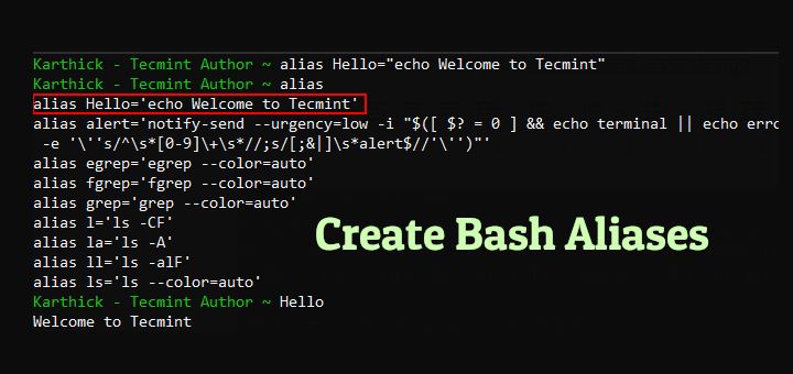 Linux で Bash エイリアスを作成および使用するさまざまな方法