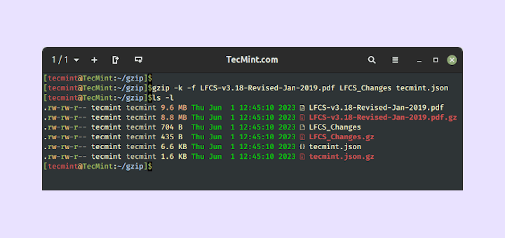 Linux で Gzip コマンドを使用する 13 の実践例