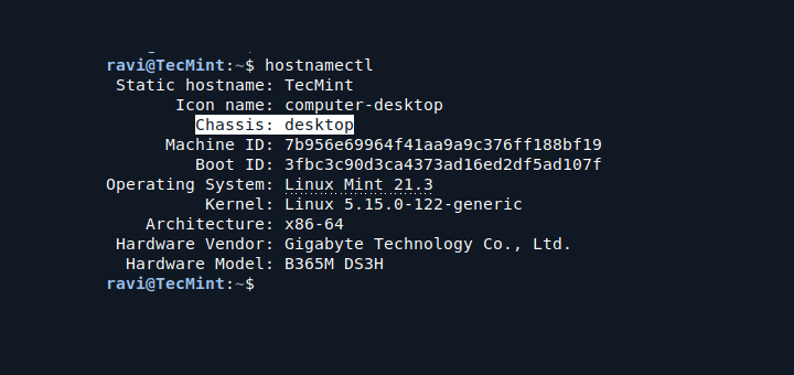 Linux システムを識別する方法: デスクトップまたはラップトップ