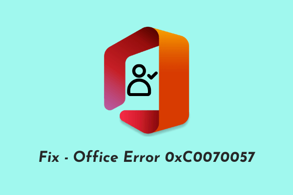 Office サインイン エラー 0xC0070057 を修正する方法