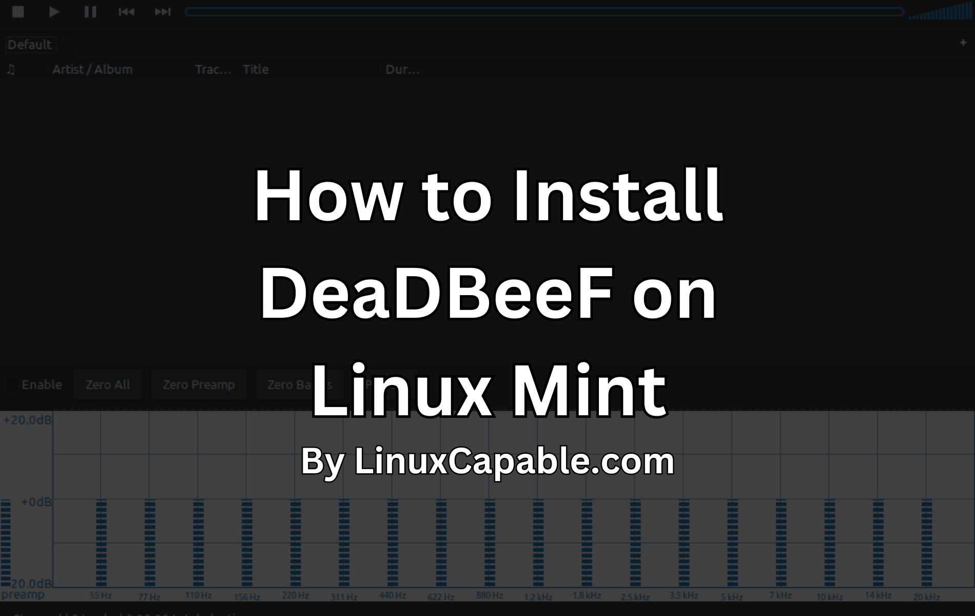 Linux Mint 22、21、または20にDeaDBeeFをインストールする方法