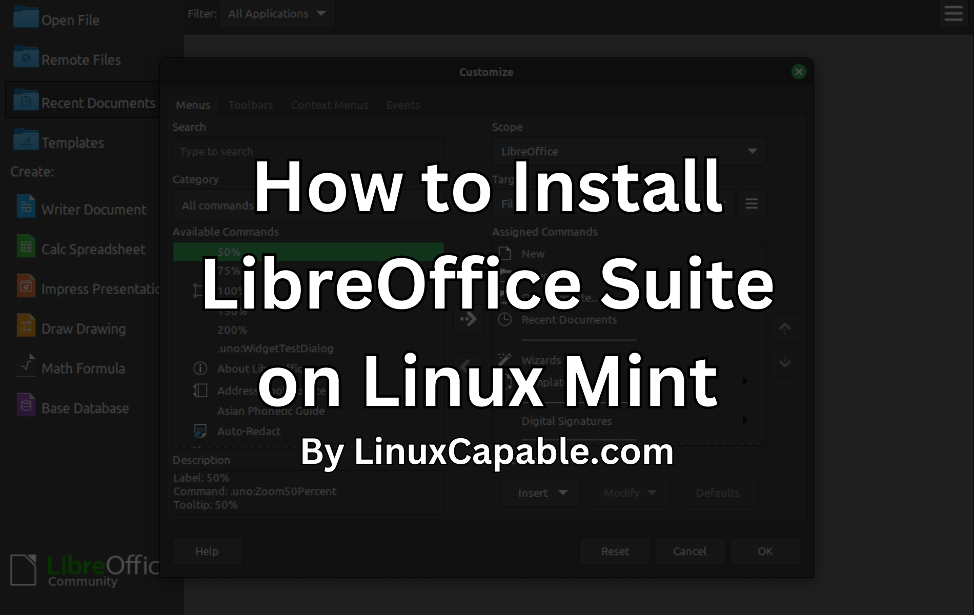 Linux Mint 22、21、または20にLibreOfficeをインストールする方法