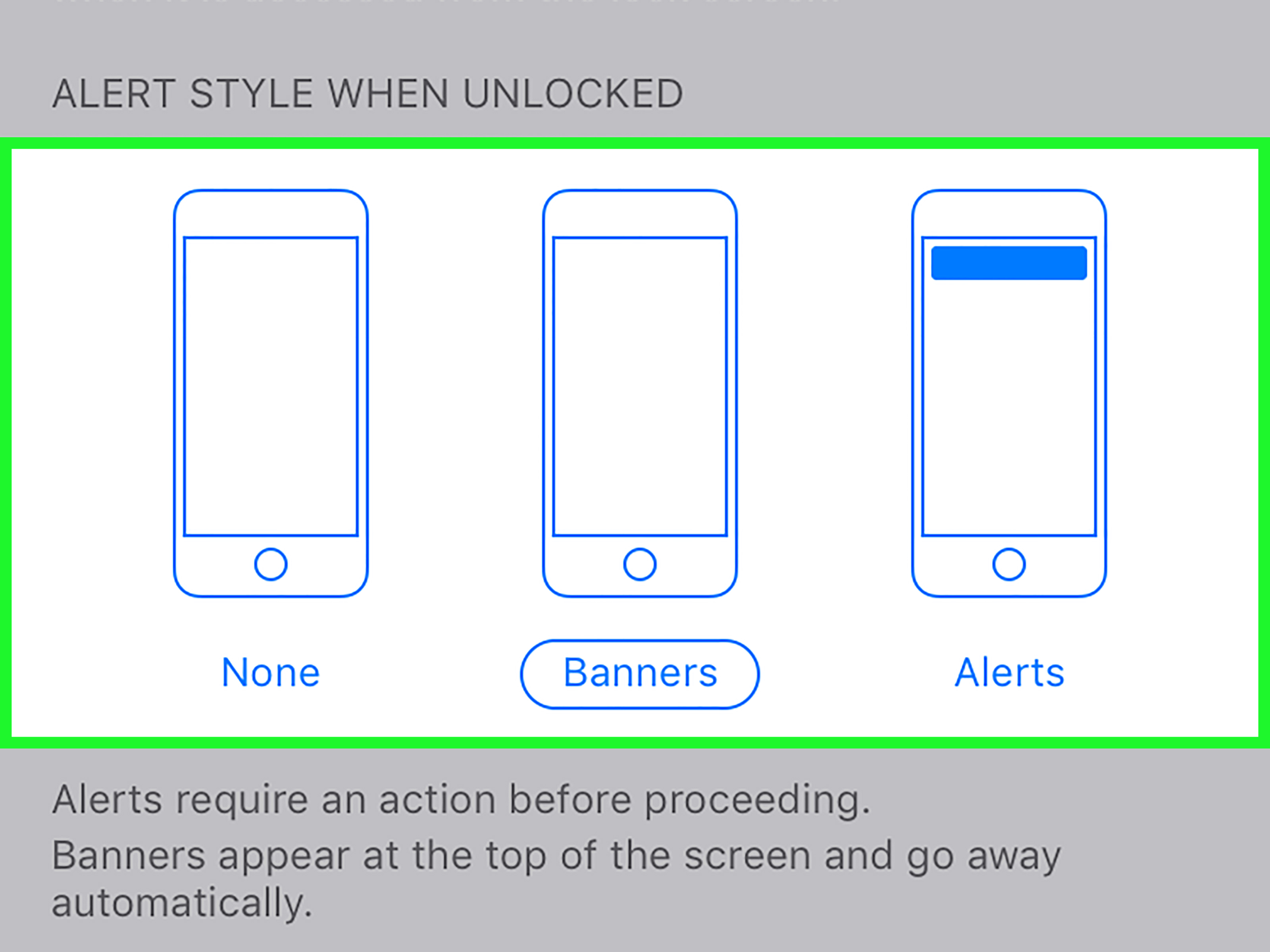 iPhoneで通知センターにアクセスする方法