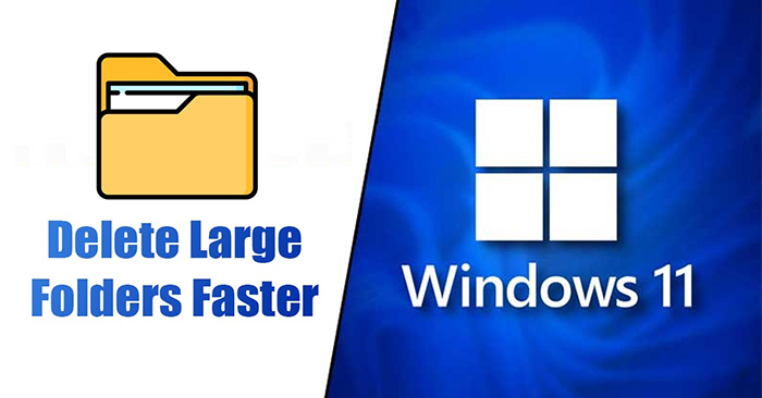 Windows 11 で大きなフォルダーをすばやく削除する手順