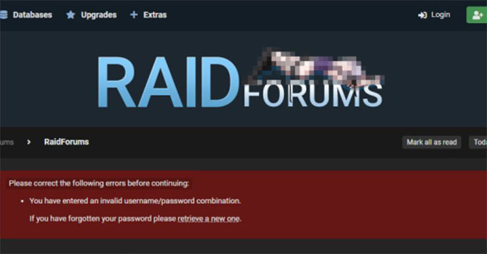 世界最大のハッカーフォーラムであるRaidforumsが警察によって閉鎖され、管理者が逮捕された